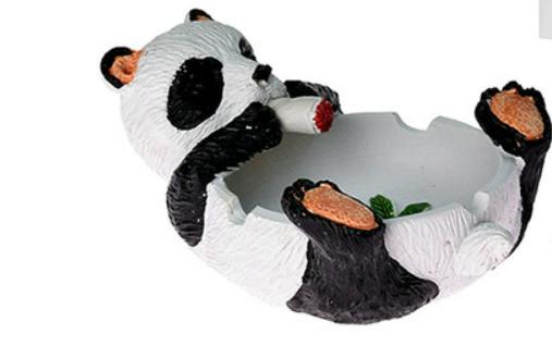 Lazy Panda Ashtray