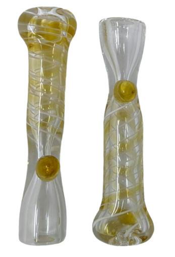 3" BOHEMIAN STRAIGHT CHILLUM