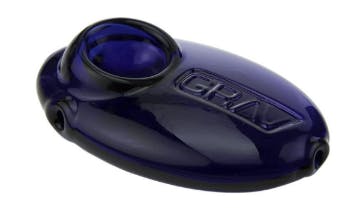 3" PEBBLE SPOON HAND PIPE | BLUE