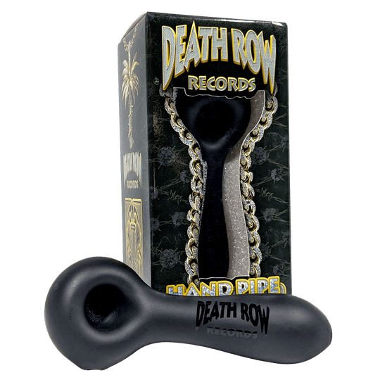 SANDBLASTED HAND PIPE | 4' SPOON | BLACK