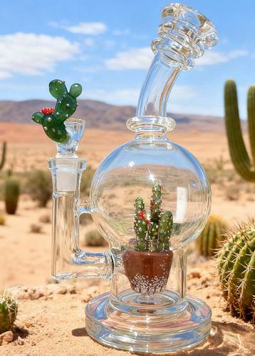 Potted cactus Rig / Bong