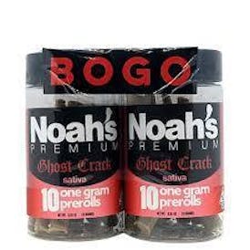 Noah's Premium | Ghost Crack | Prerolls | Sativa | 20g | 20pk