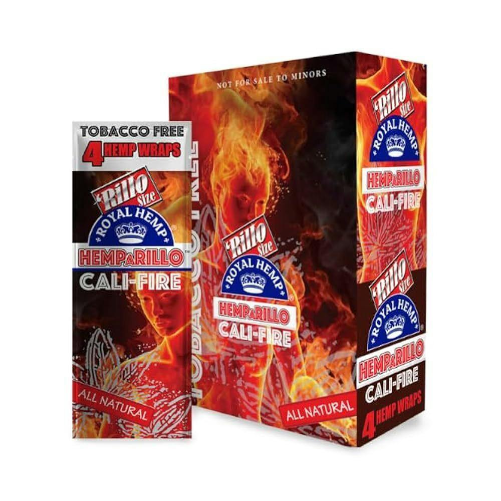 4pk Cali-Fire Flavored Hemp Wraps