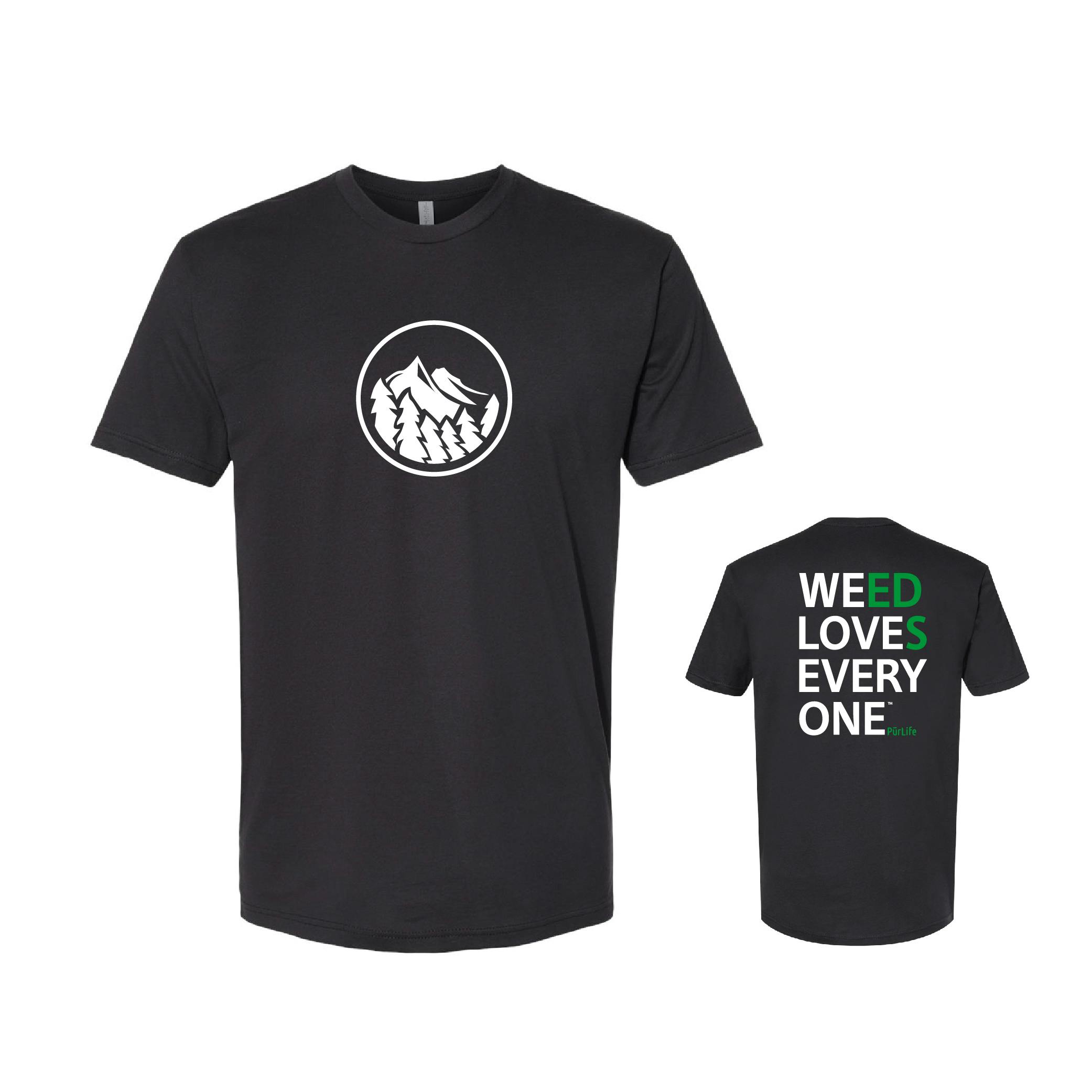 Weed Loves Everyone Graphite | Men's Shirt at PurLife Dispensary - T or C