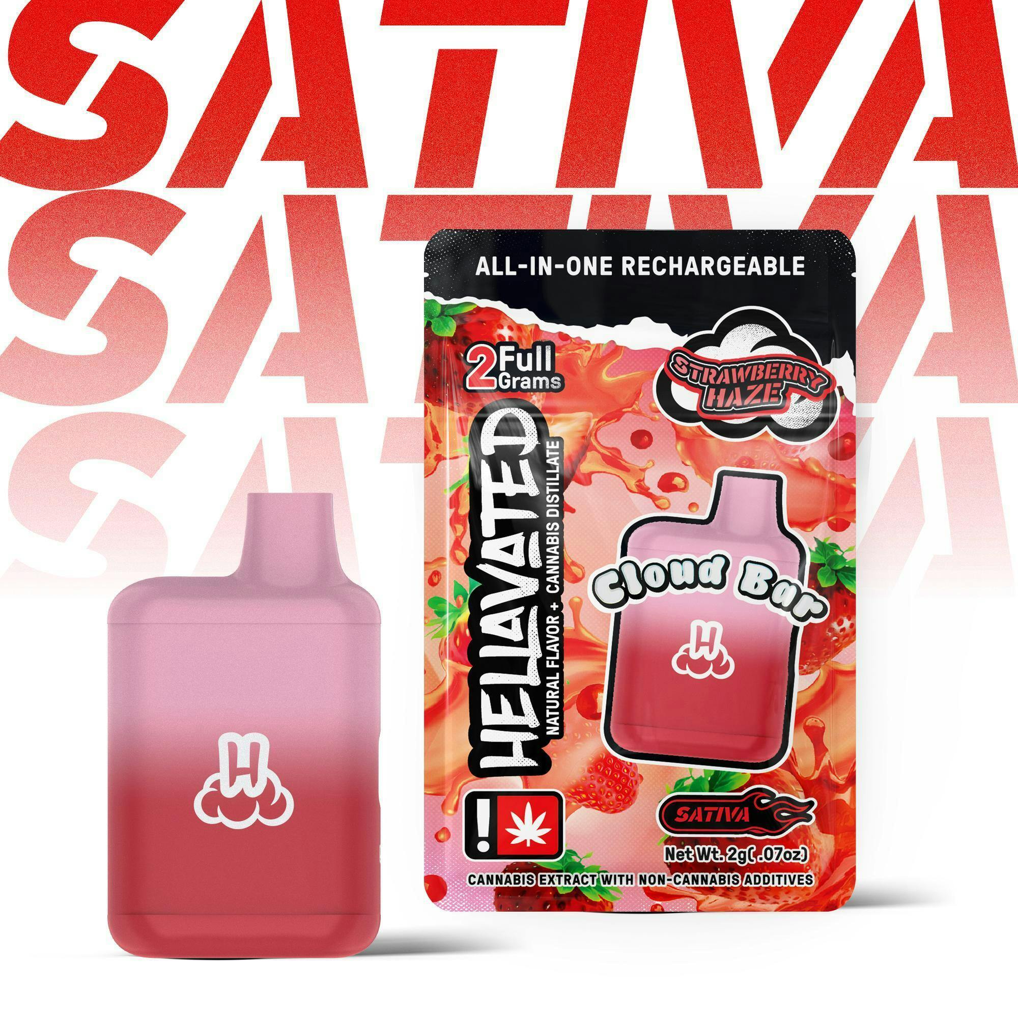 Hellavated: Strawberry Haze Cloud