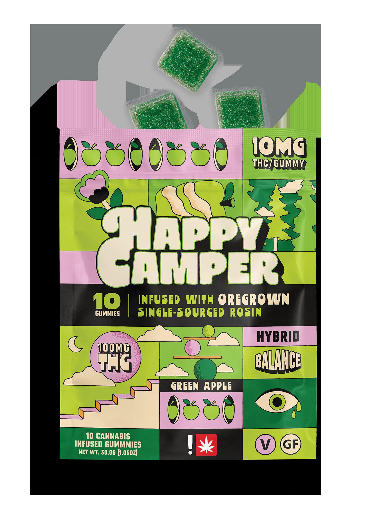 Happy Camper - Apple - Rosin Gummy 10pk