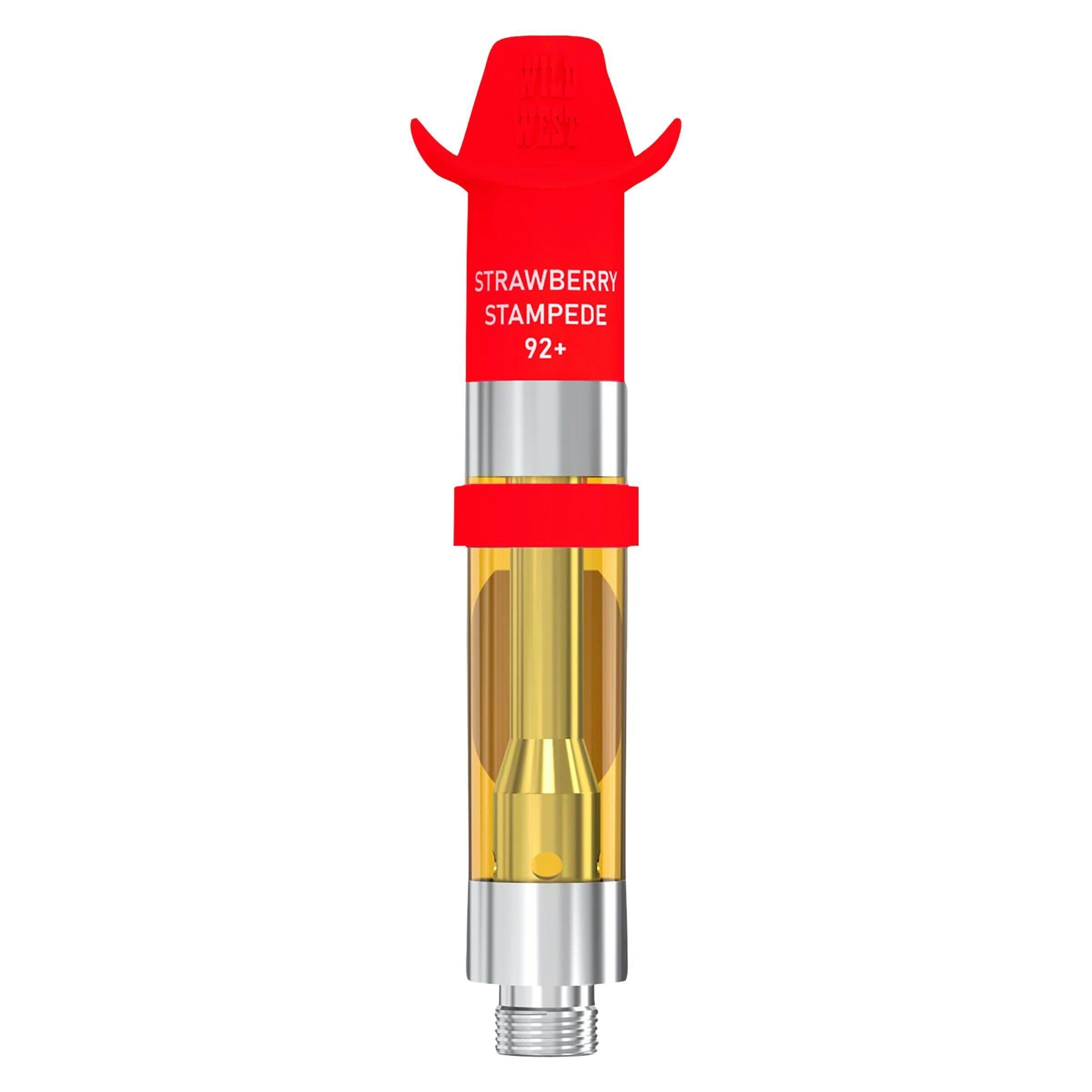 Wild West - 95+ Strawberry Stampede Liquid Diamonds 510 - Sativa - 0.95g