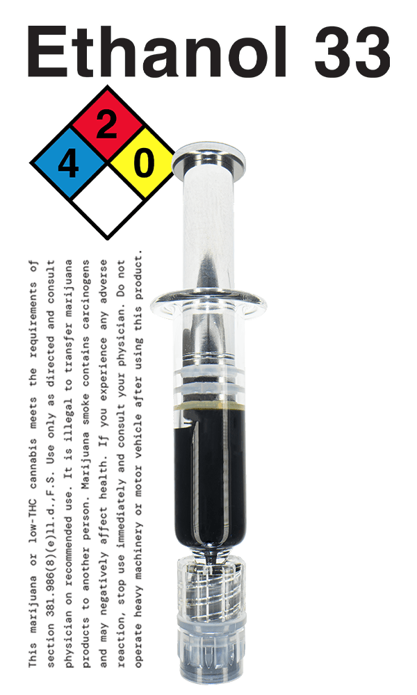 RSO Syringe 1G - Ethanol #33 at The Flowery Dispensary Jacksonville