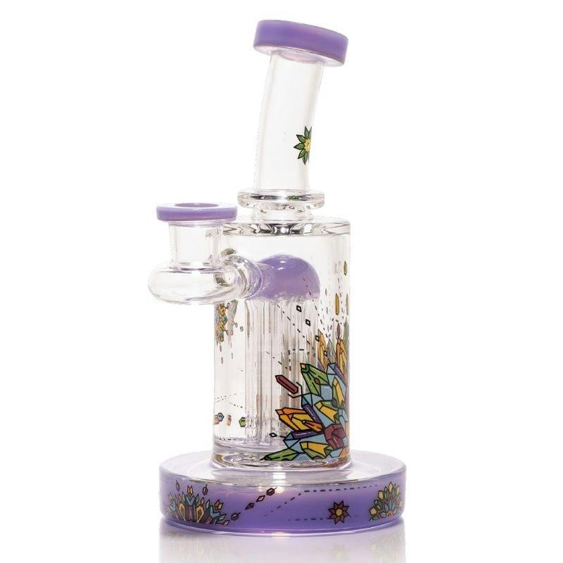 Glass Rig - Wormhole Crystal Mandala - 7.5"