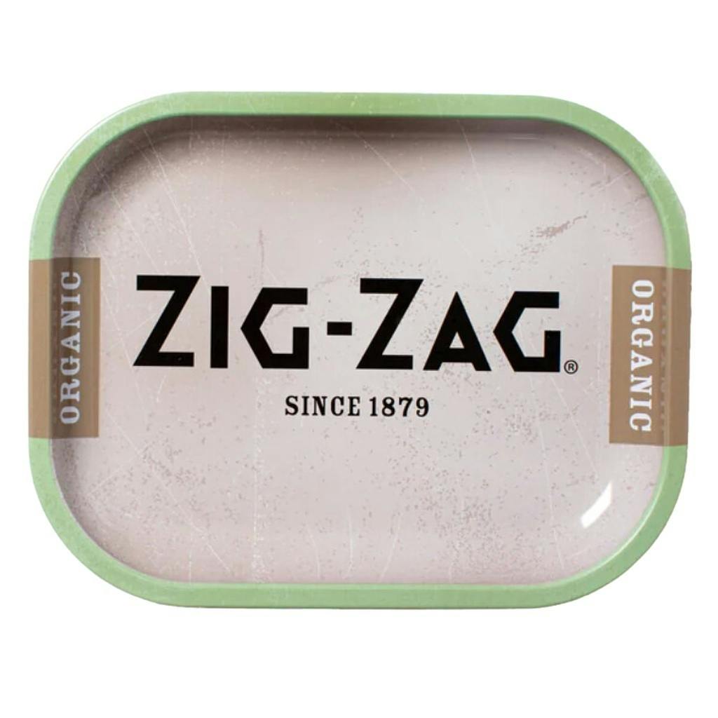 Zig Zag Metal Rolling Tray - Large - Organic