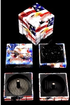 50mm 4 Part Rubik's Cube Grinder Backwoods 'Murican Eagle