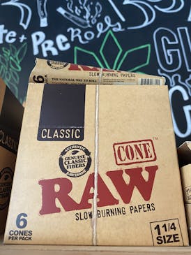 Raw Cones 1 1/4" 6pk