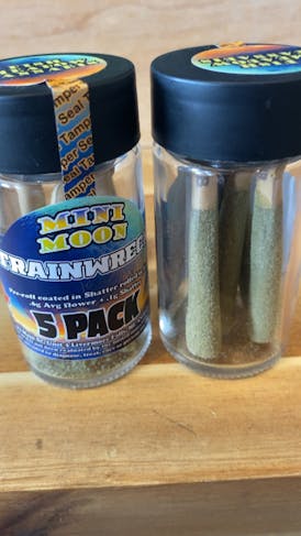 Fish Meadow Cannnabis | Mini Moon 5 Pack Pre-Rolls | Trainwreck