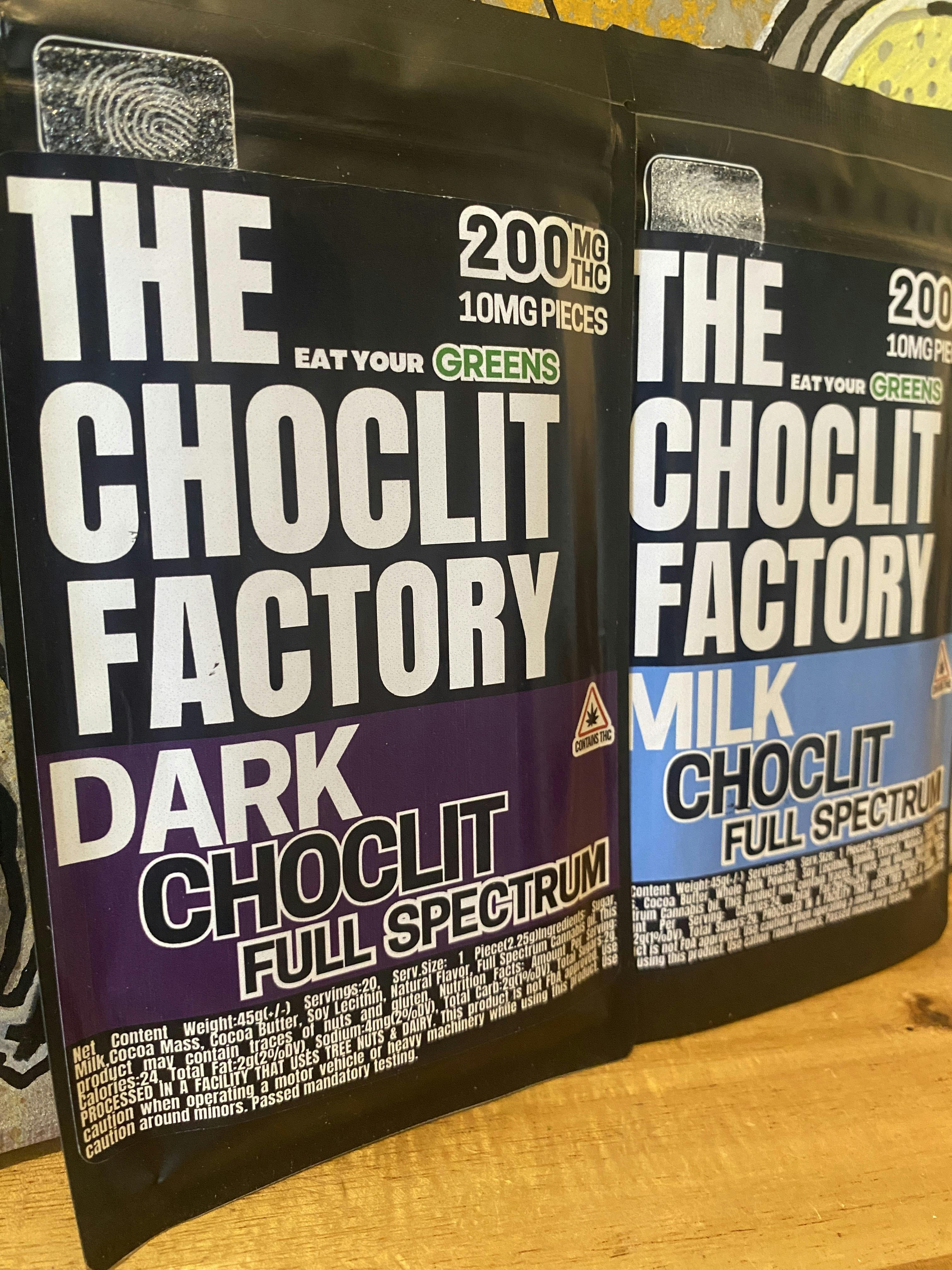 ChocLit Factory | 200mg Full Spectrum Milk Chocolate Bar