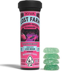 LOST FARM RASPBERRY X WEDDING CAKE LIVE RESIN GUMMIES