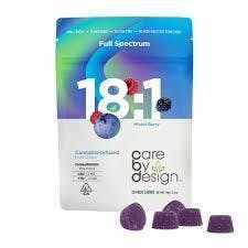18:1 CBD: THC MIXED BERRY GUMMIES