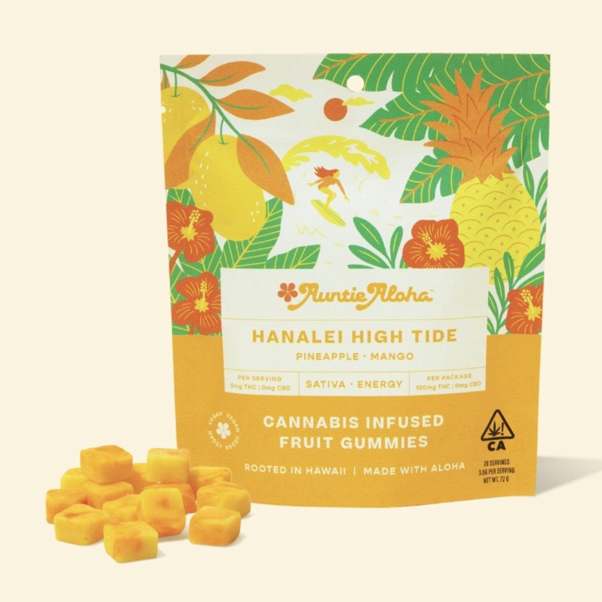 HANALEI HIGH TIDE 100MG - 10PK GUMMIES