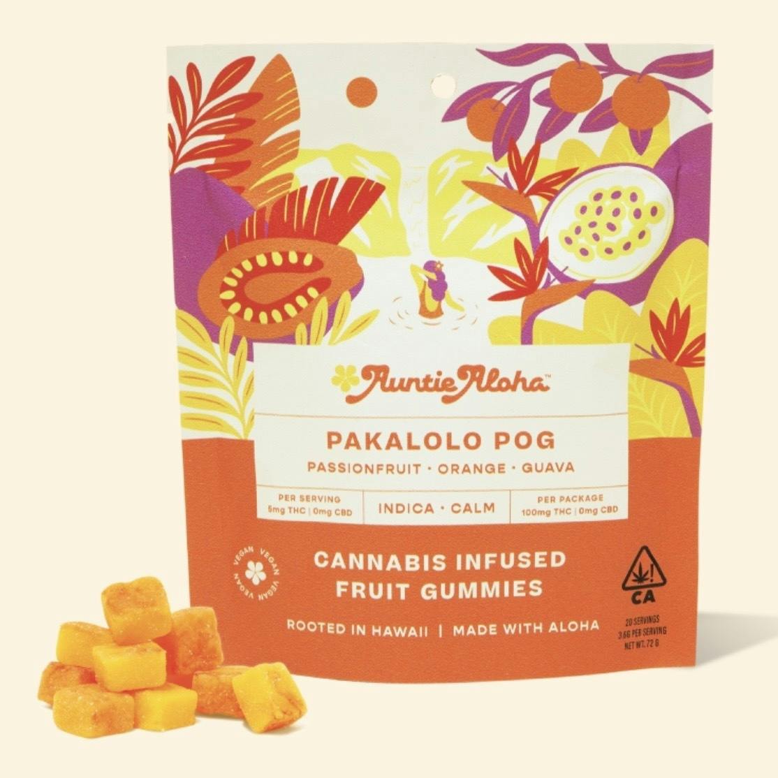PAKALOLO POG 100MG - 10PK GUMMIES