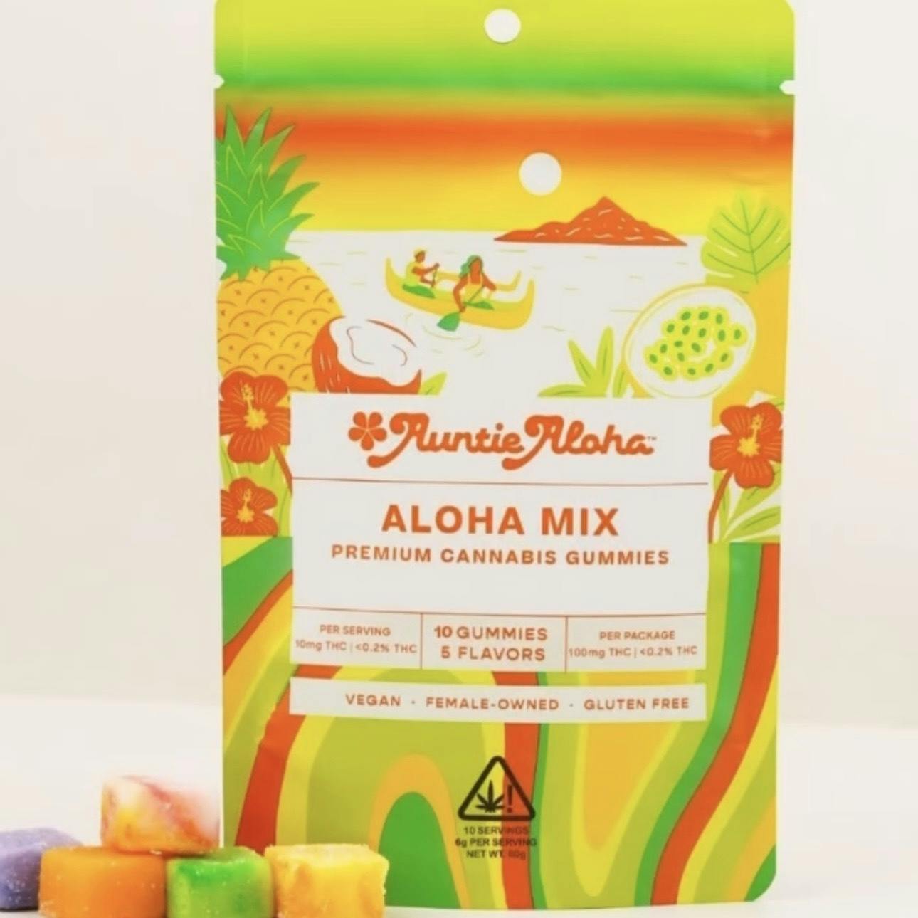 ALOHA MIX 100MG - 10PK GUMMIES