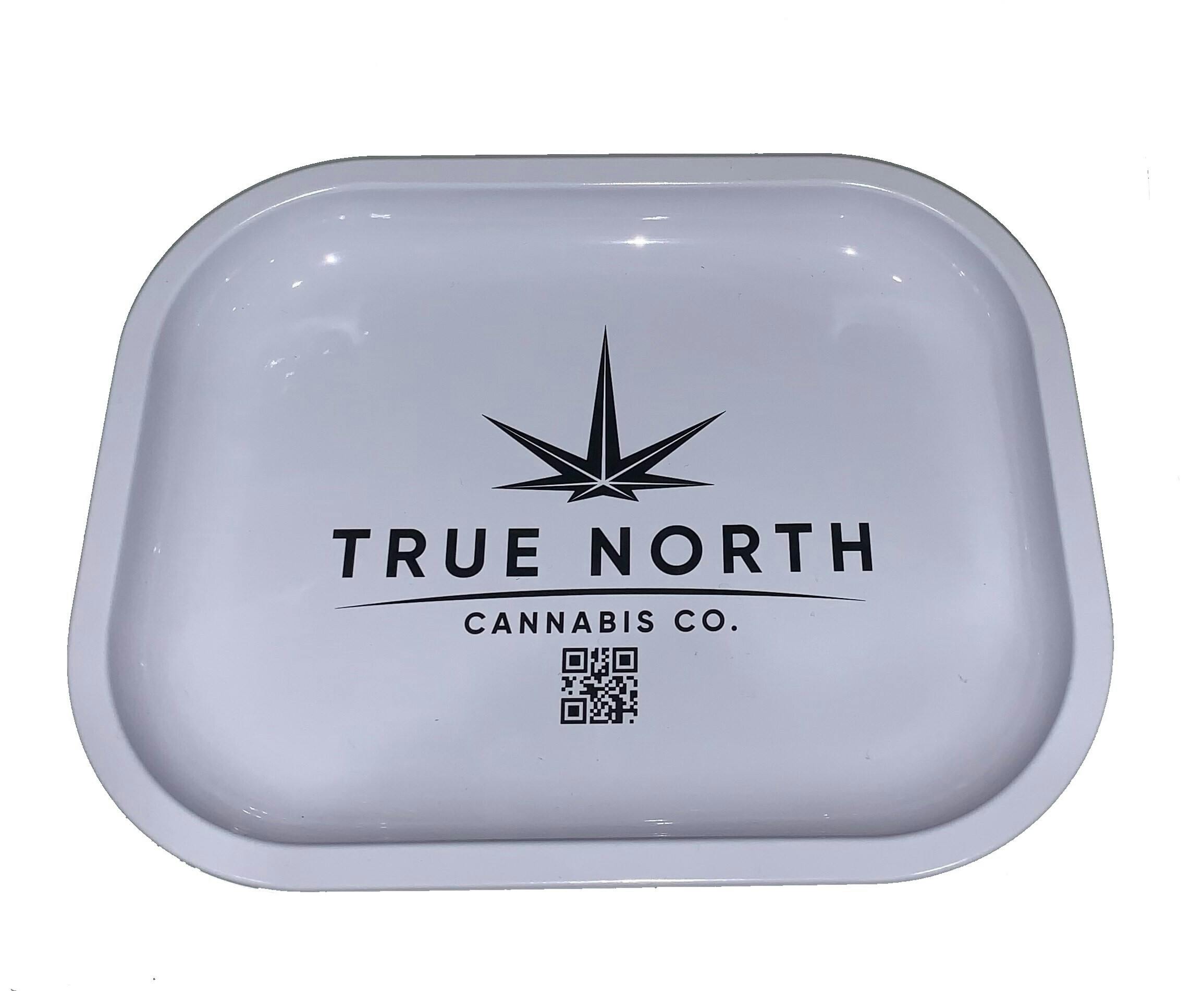 TNCC | Metal Rolling Tray | White w/ Logo | Small