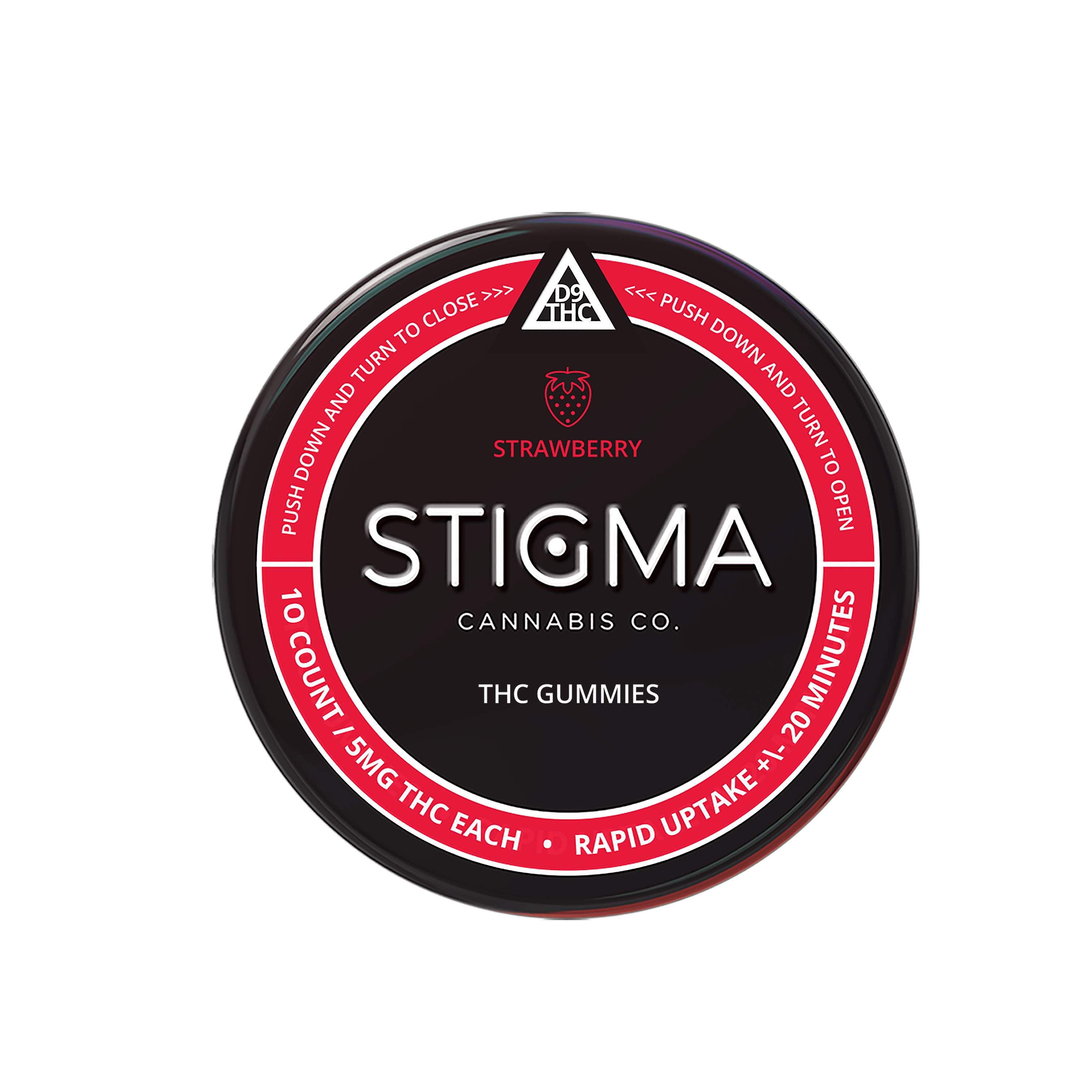 Stigma Strawberry THC Gummies
