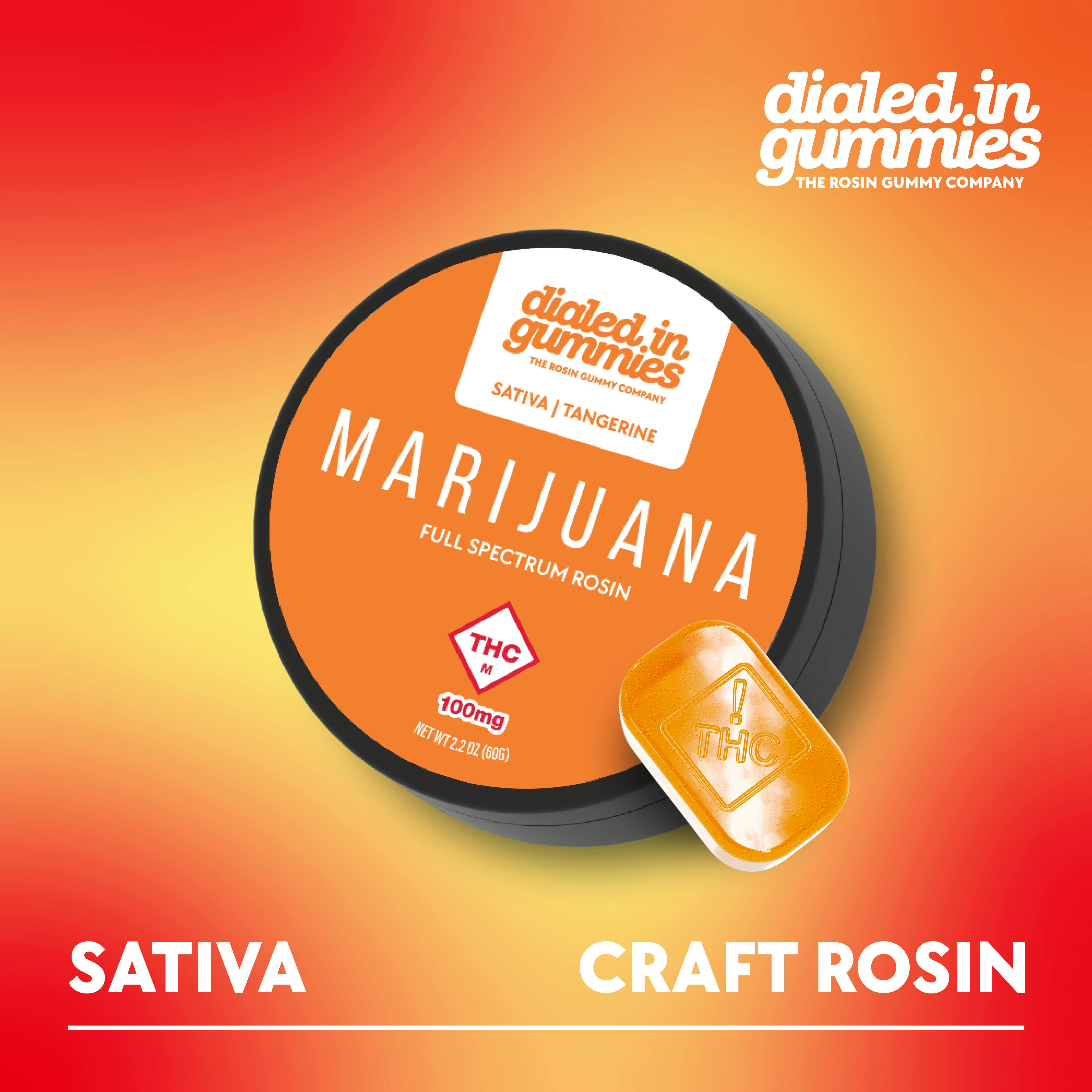 Tangerine | Rosin Gummies | 100mg (10pcs)