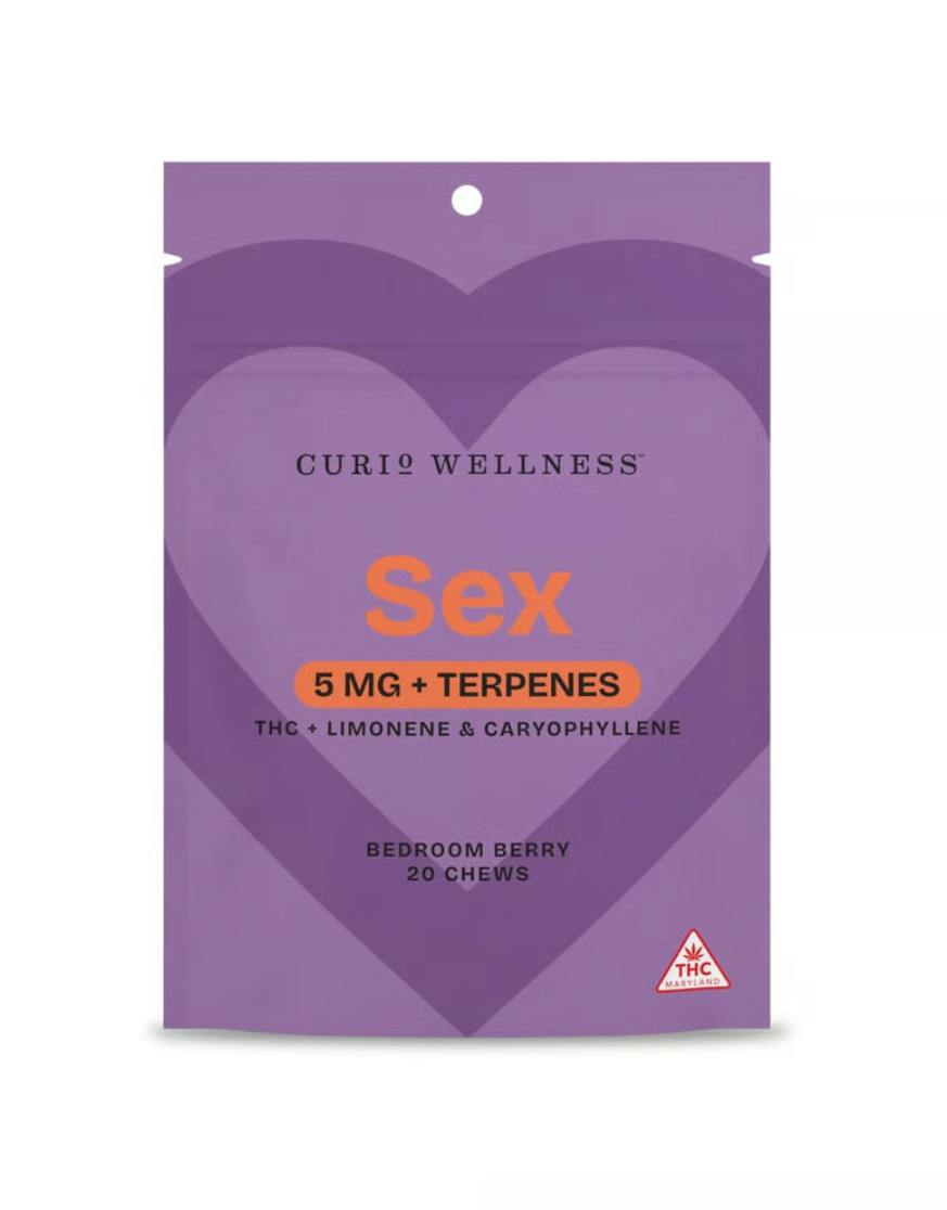Bedroom Berry | Sex Chews | 100mg (20pcs) at High Profile of West Plains Dispensary