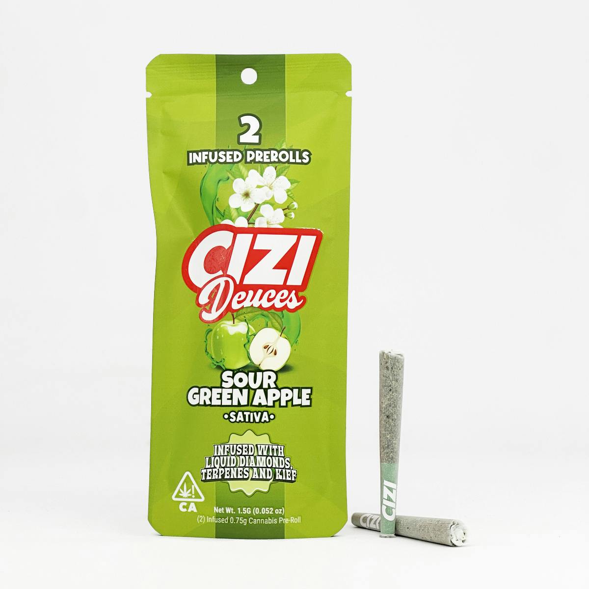 CIZI - Deuces — Sour Green Apple