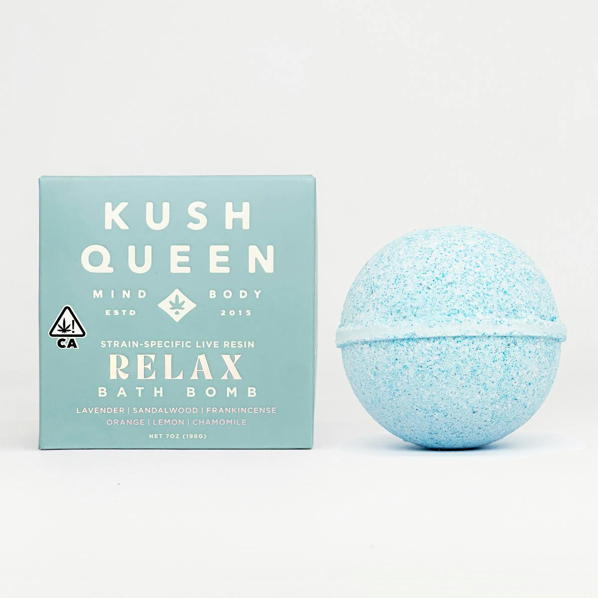 Kush Queen - Bath Bomb - Relax 2:1 THC:CBD 75mg