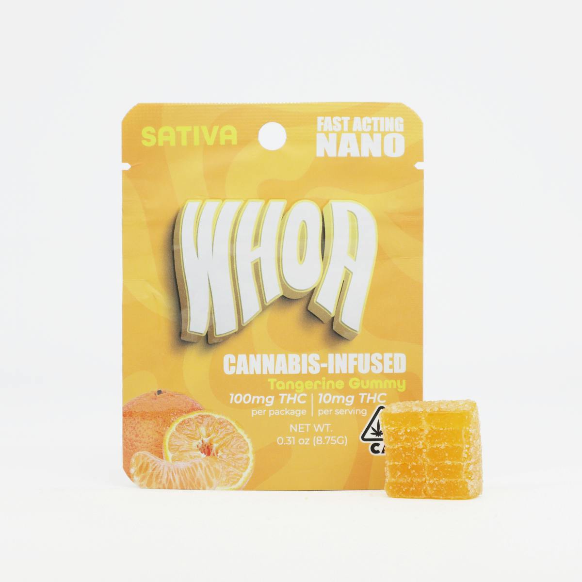 WHOA - Single: Single Gummy - Tangerine 100mg