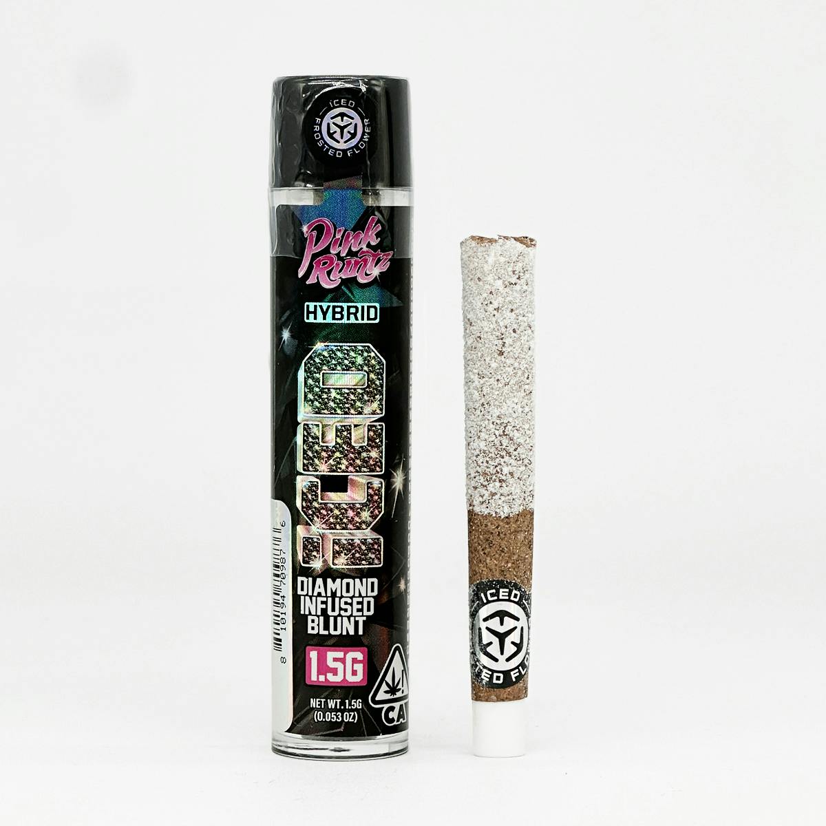 ICED - THCa Diamond Infused Blunt - Pink Runtz 1.5g