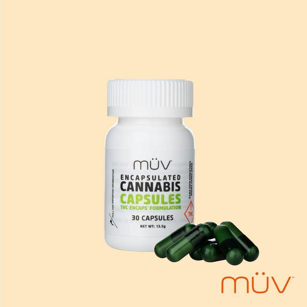 MÜV THC Fast Acting Capsules 300mg [30-Pack] at MÜV Cannabis Dispensary