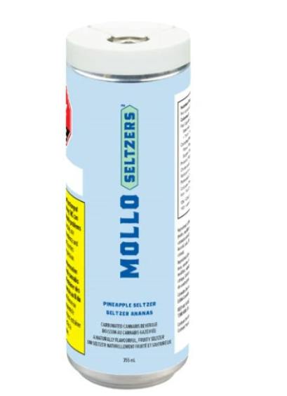 Mollo - Pineapple THC:CBG 1:2 Seltzer 1x355ml