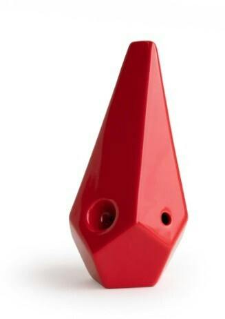 BRNT Bongs - Polygon Red Bubbler