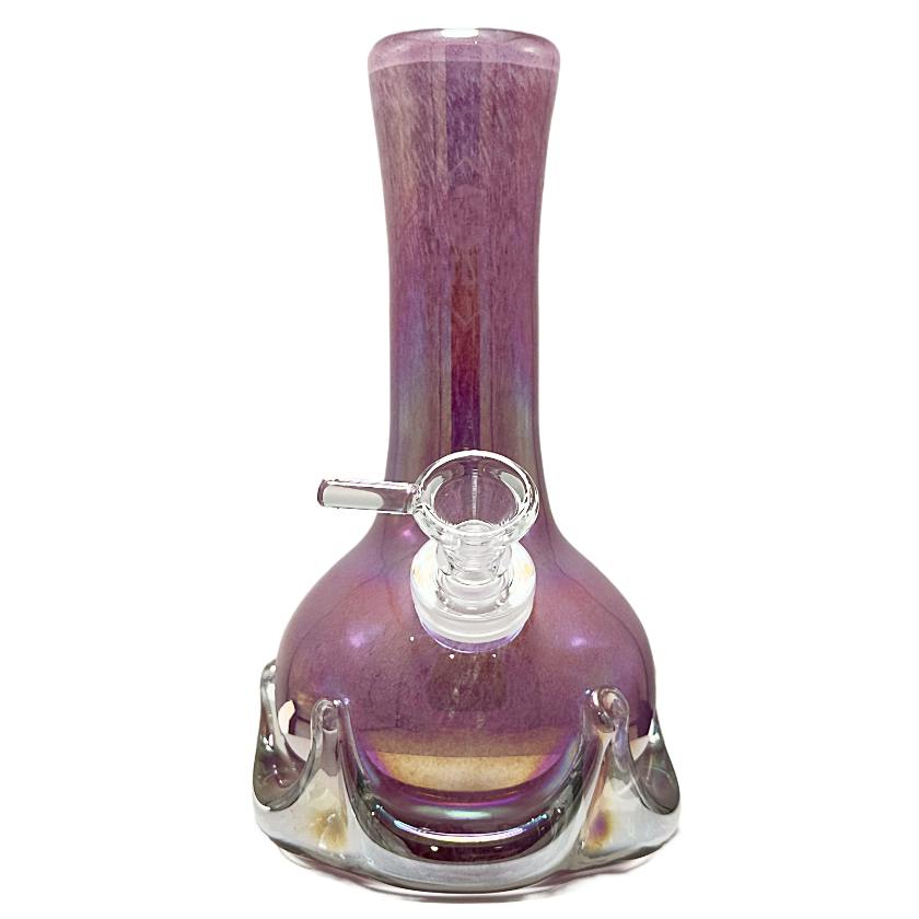 A Little Bud Bongs - 8" Crown Base (Dark Pink)