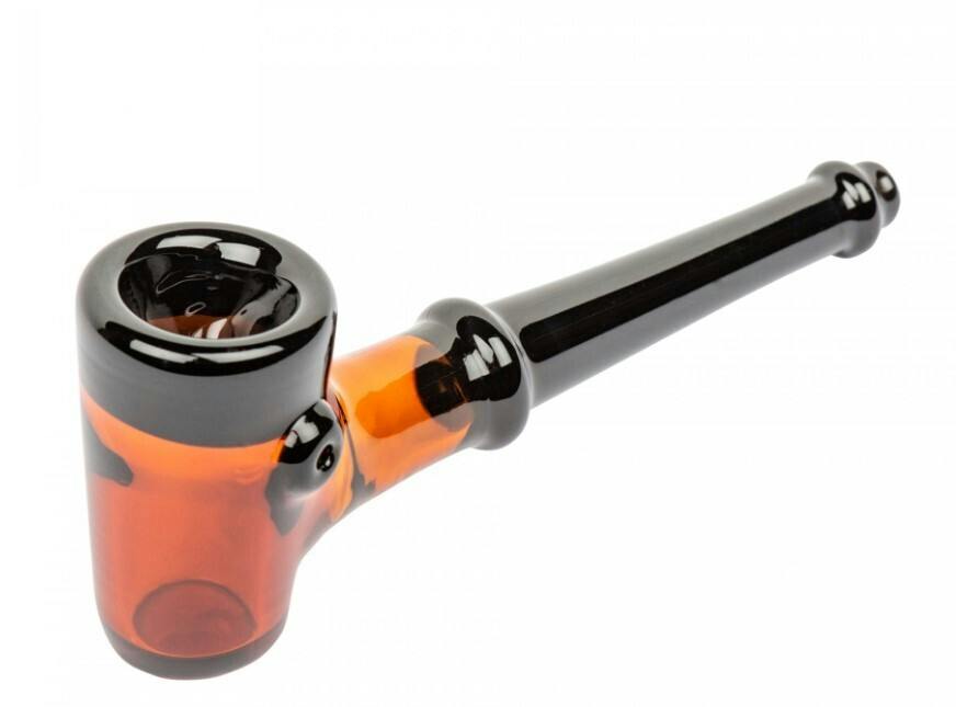 Westcoast Hand Pipes - 4.75" Amber Lumberman