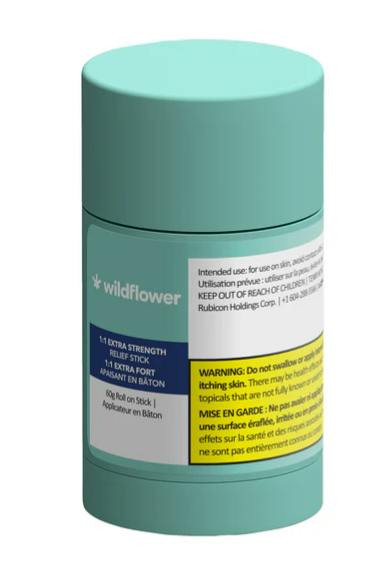 Wildflower - Extra Strength THC:CBD 1:1 Relief Stick 1x60g
