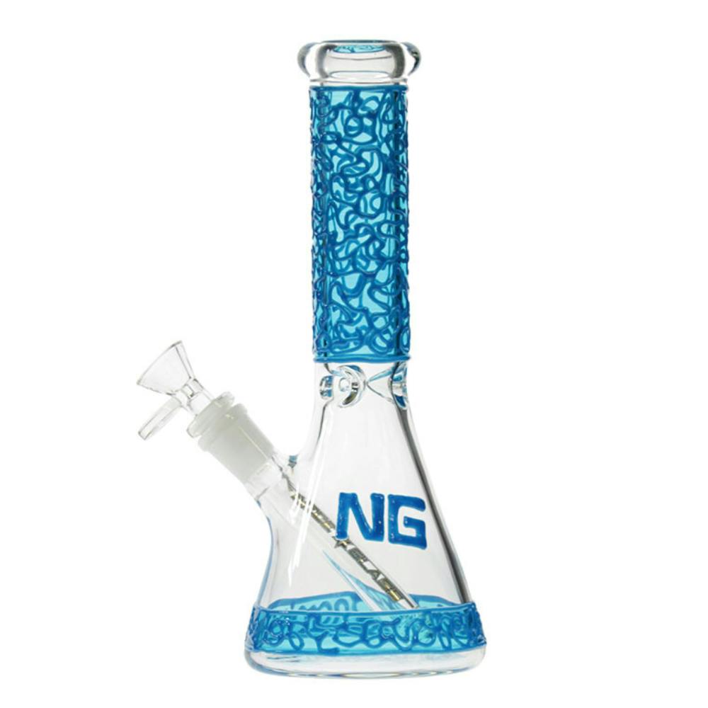 Nice Glass Bongs - 10" Glow-In-The-Dark Beaker