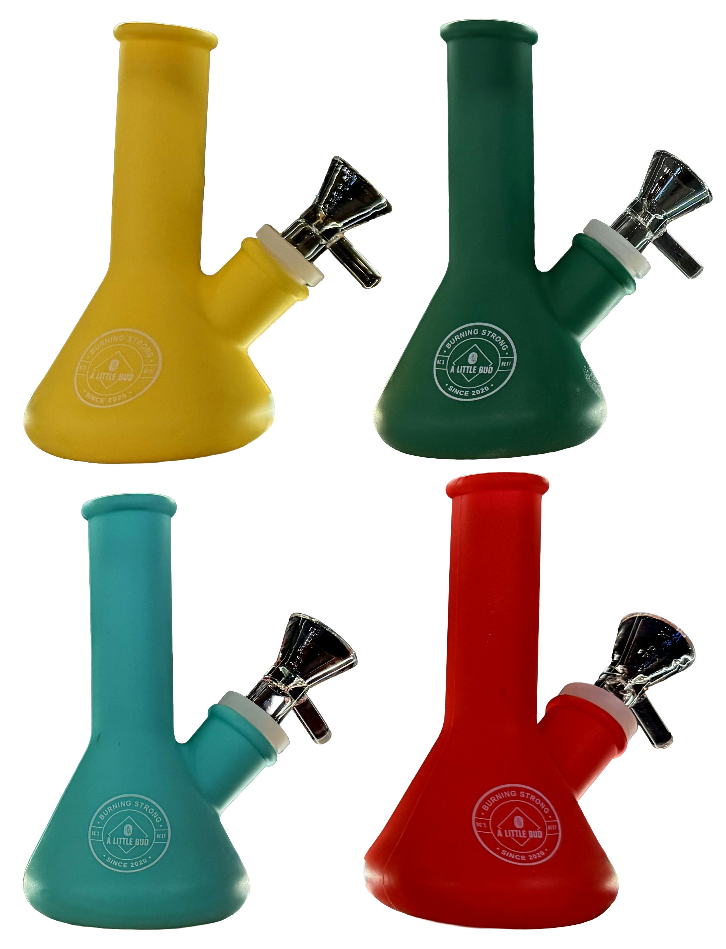 A Little Bud Bongs - 5" Silicone Beaker Multi Colours