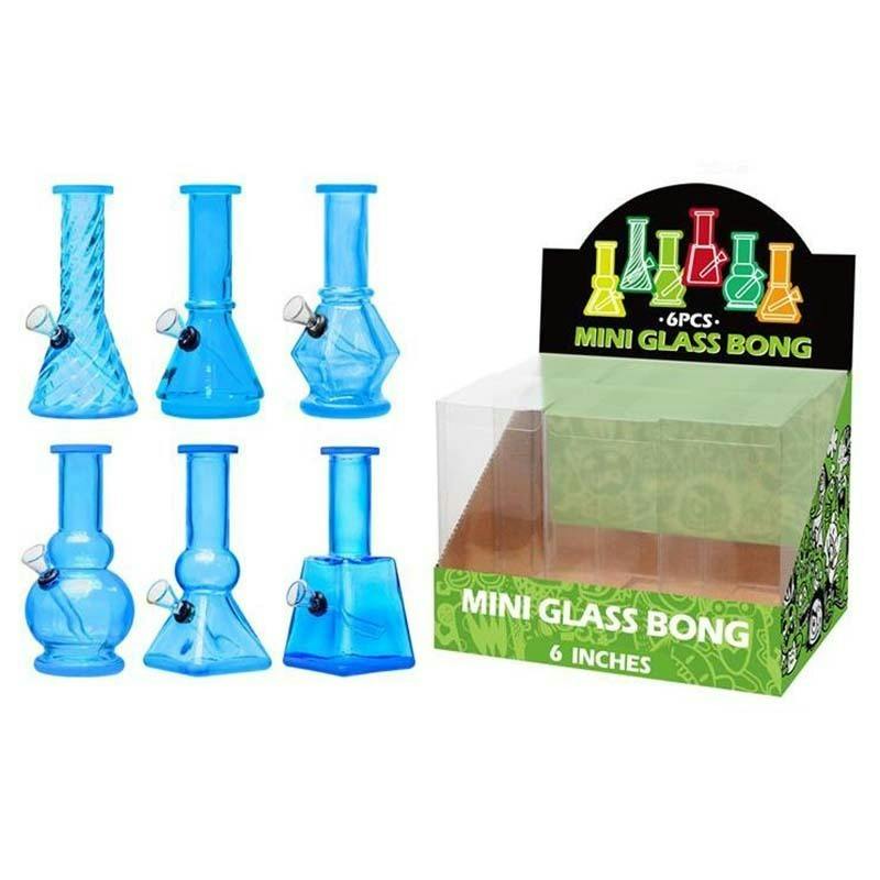 Generik Bongs - 6" Mini Bongs Assorted