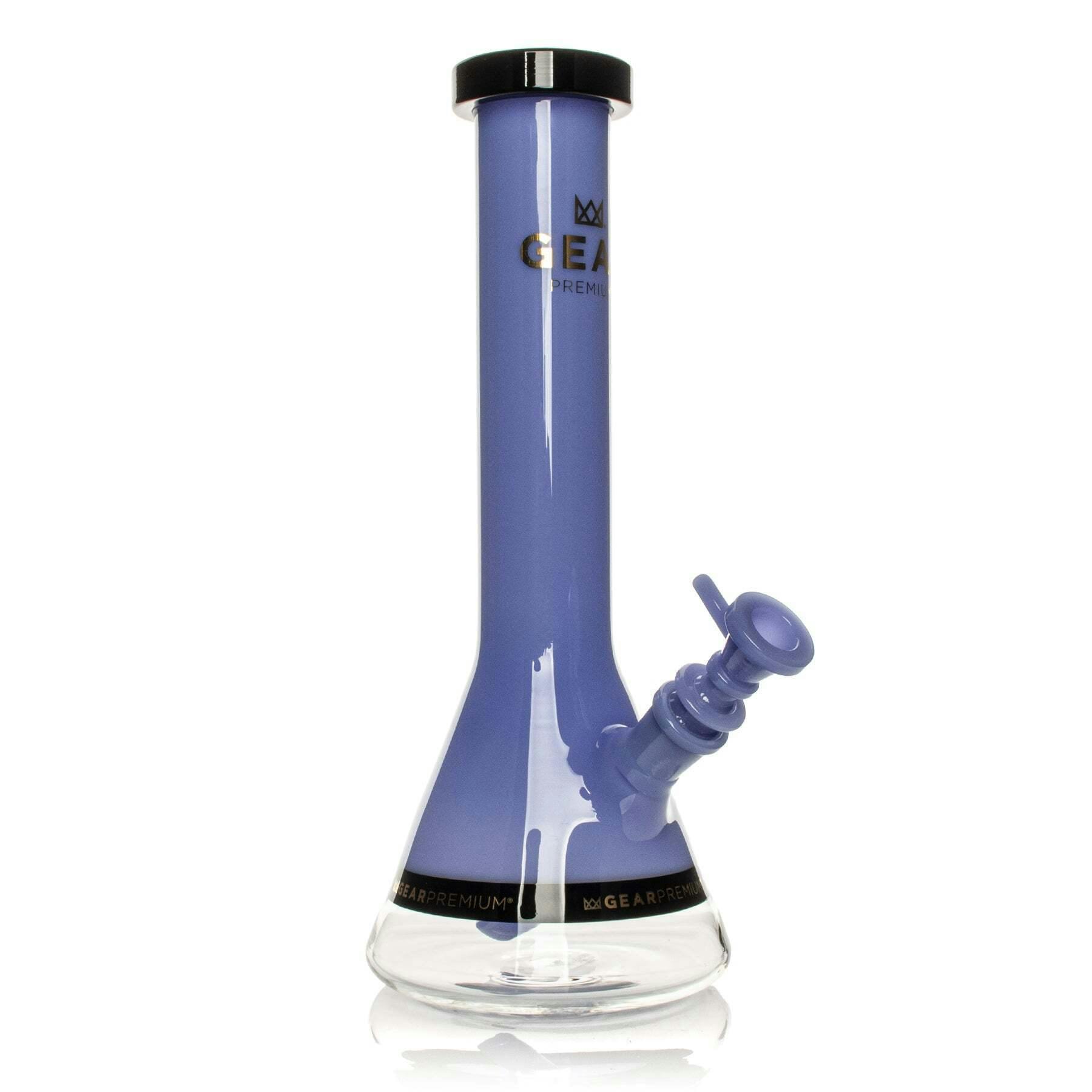 GEAR Premium 12" Tall Periwinkle Tuxedo Swank Beaker Tube W/Black Accents