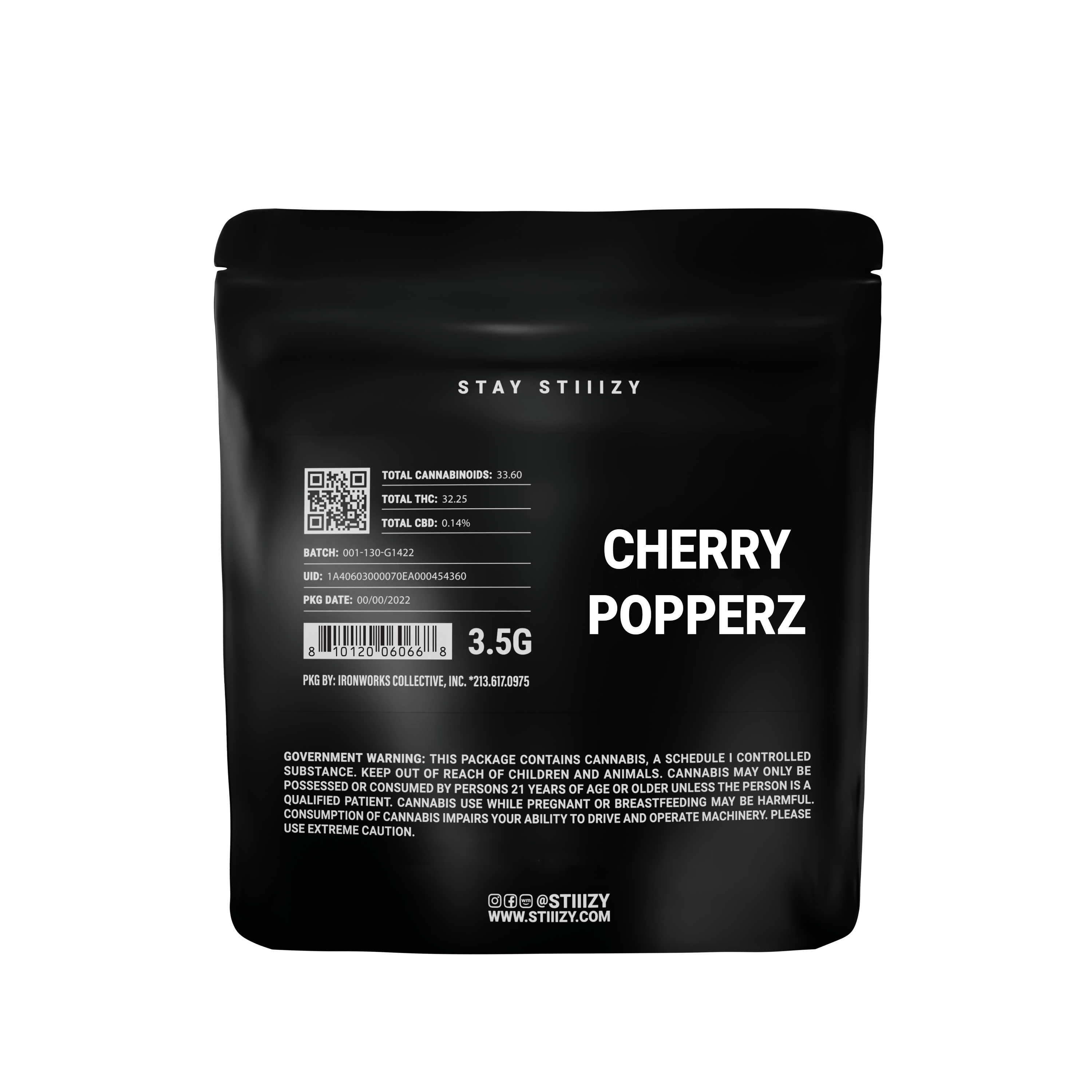 STIIIZY - CHERRY POPPERZ 3.50G