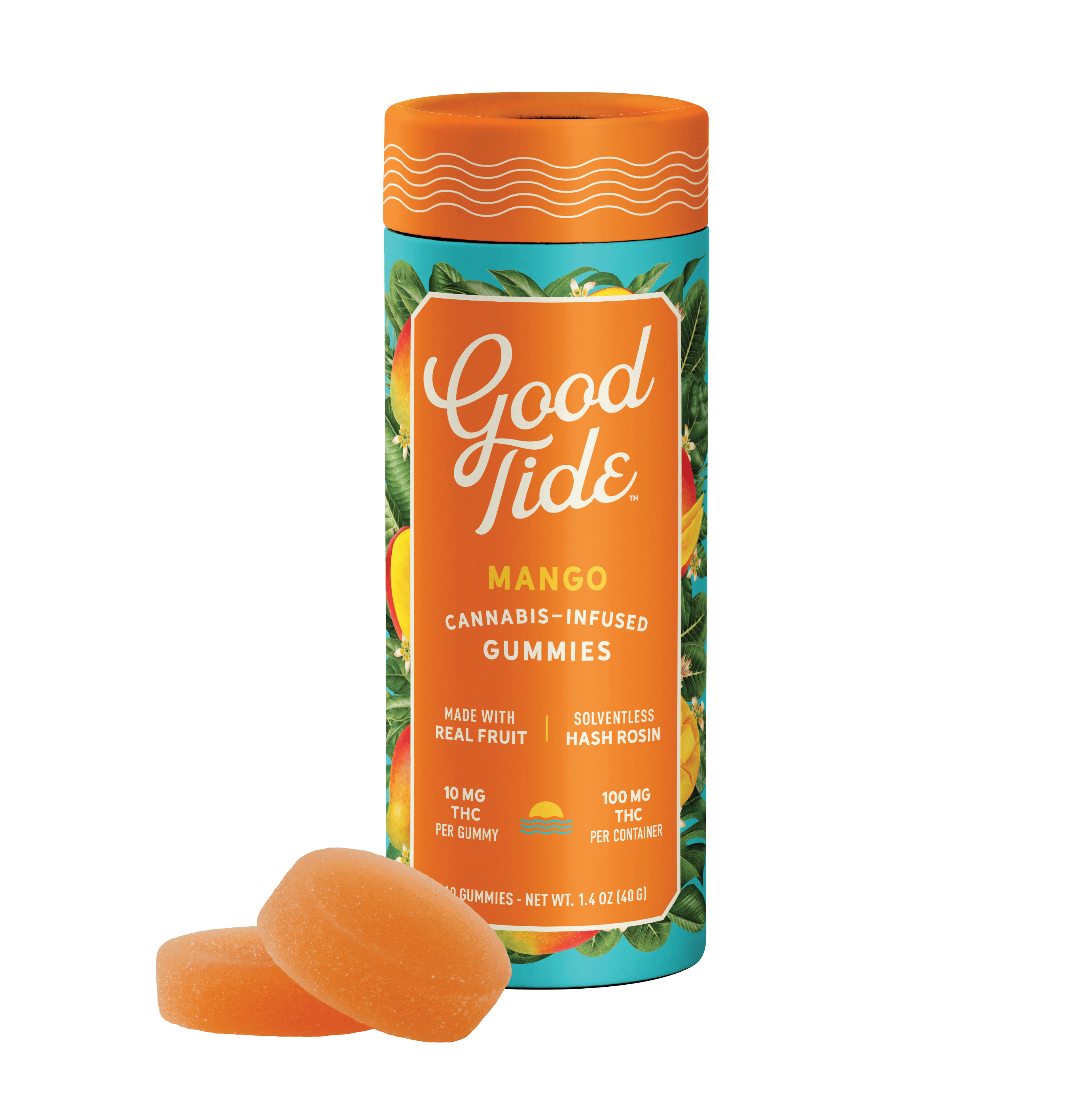 GOOD TIDE - MANGO 100MG GUMMIES