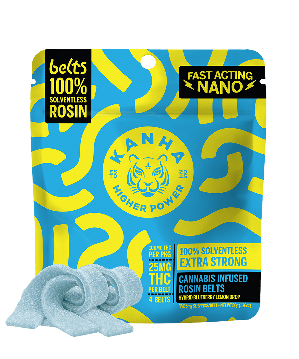KANHA - HYBRID BLUEBERRY LEMON DROP ROSIN BELT 100MG