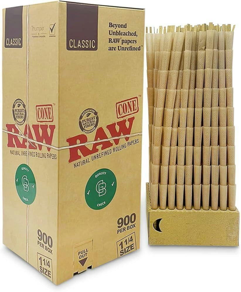 RAW - 900 PACK CONES (1 1/4)