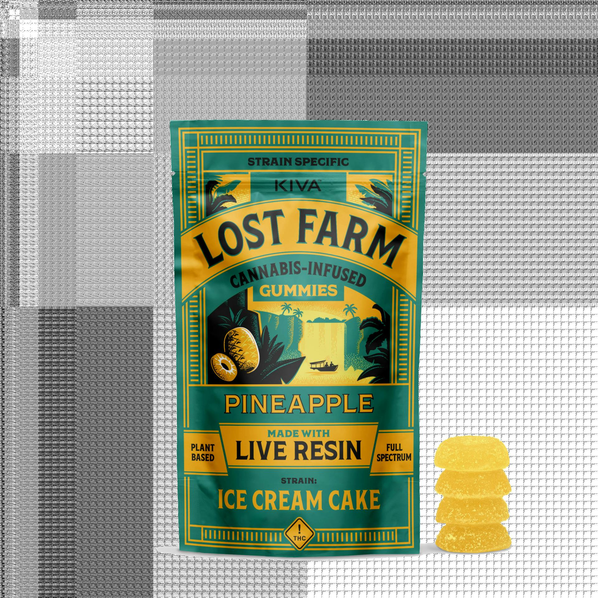 Pineapple x Ice Cream Cake Live Resin Gummies [10pk]