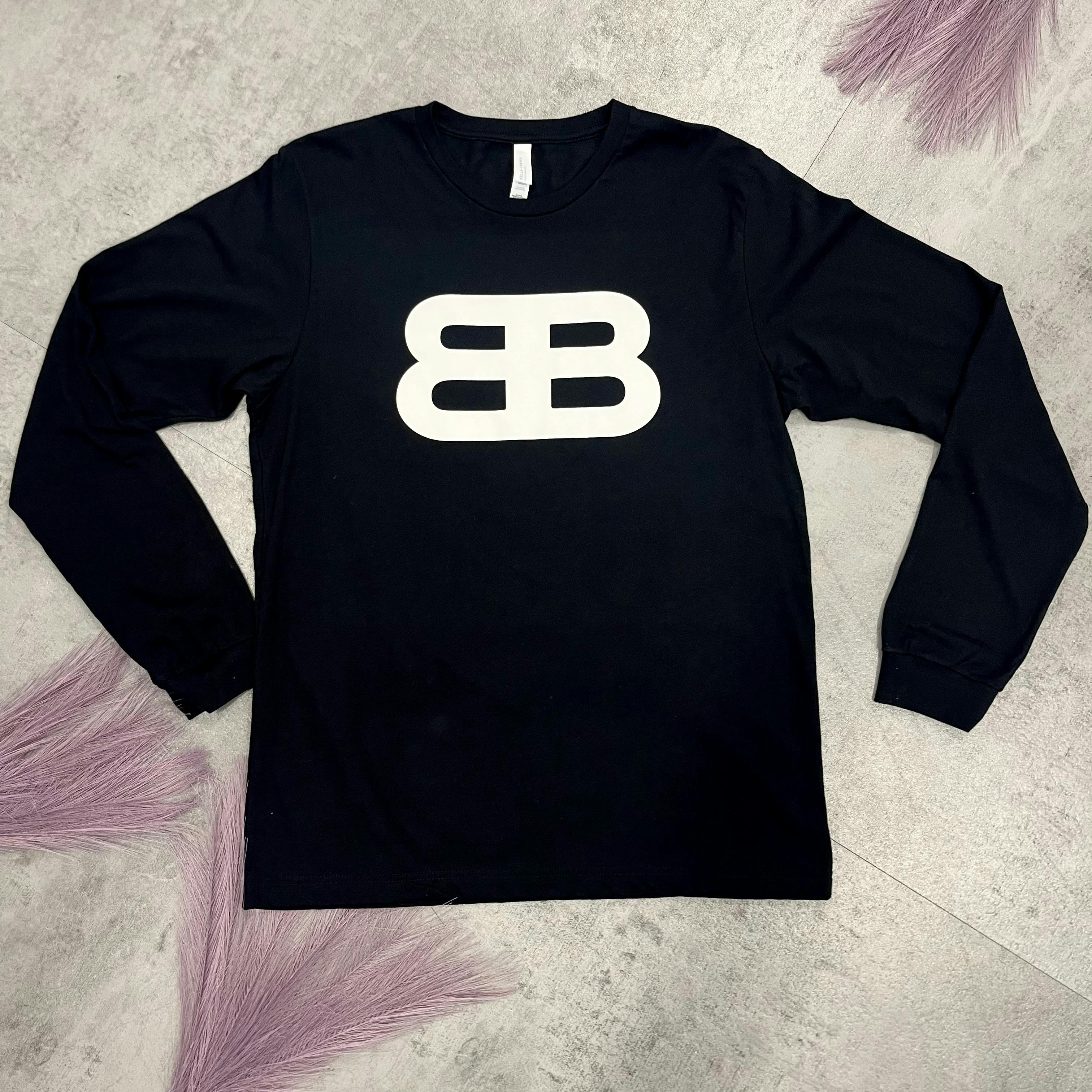 KC Double B Long Sleeve Black Tee