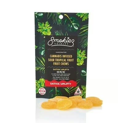 Sour Tropical Fruit Chews (1:1 THC:CBD) [10pk]