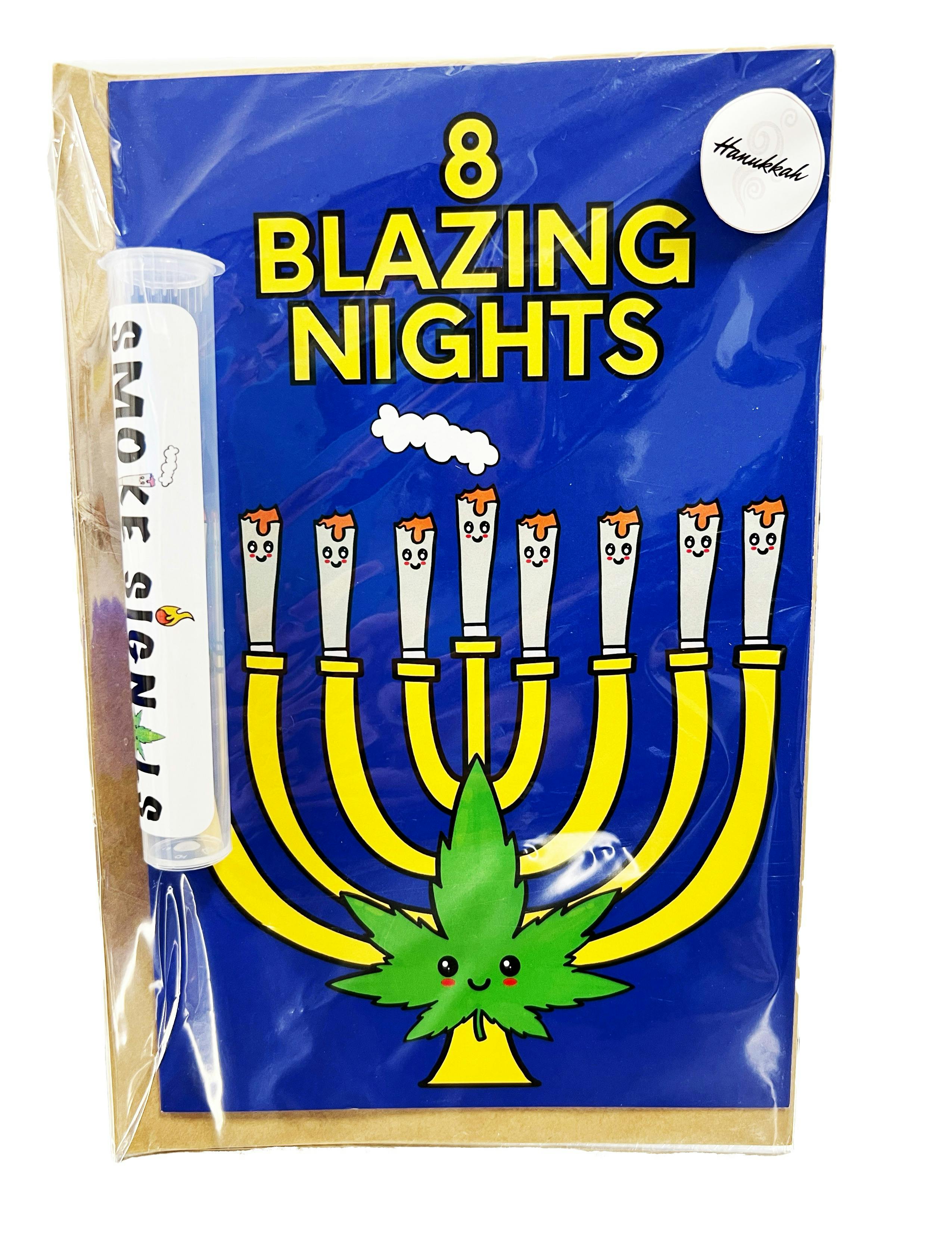 Smoke Signals Greeting Card - Hanukkah