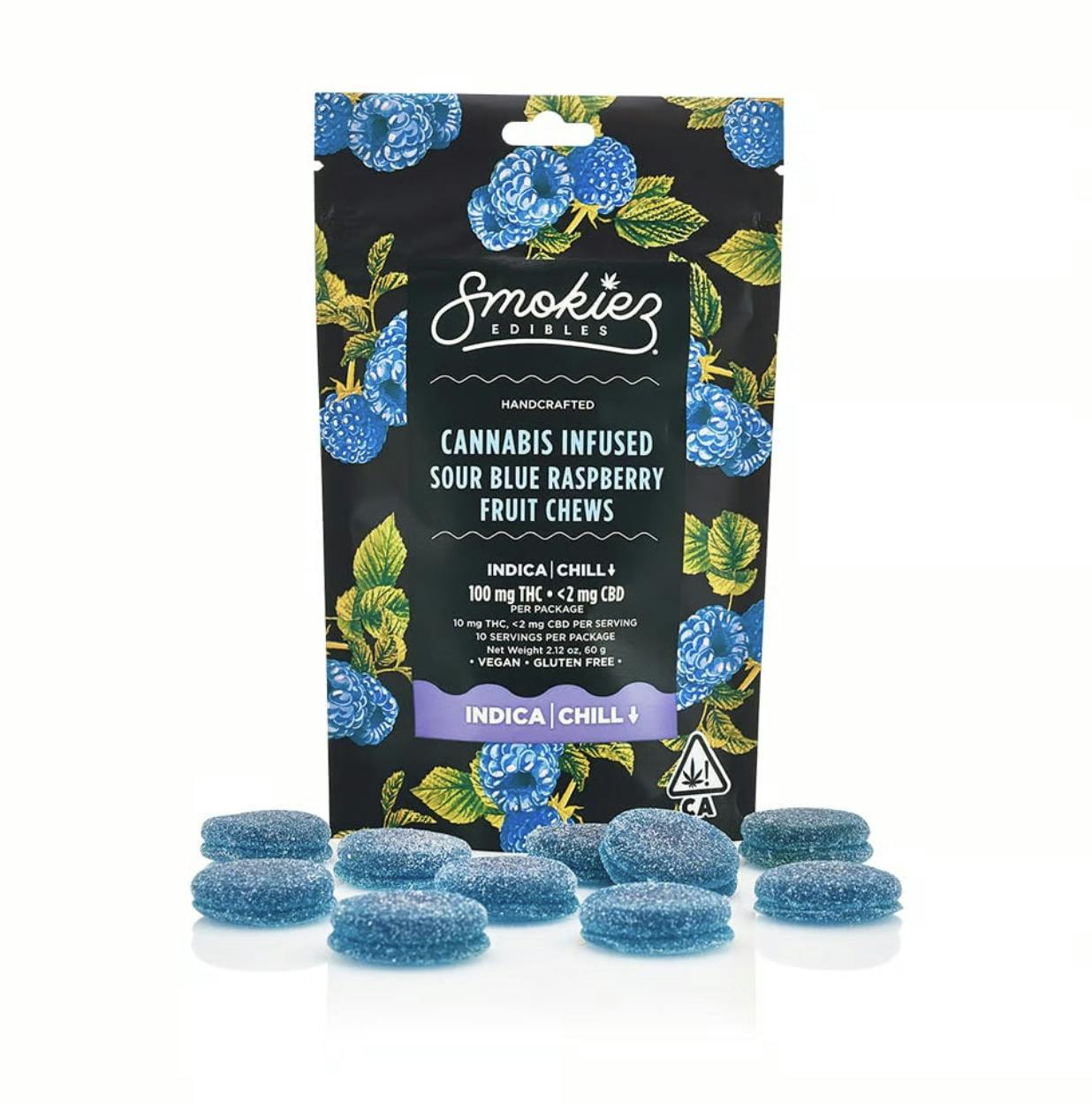 Sweet Blue Raspberry Fruit Chews [10pk]
